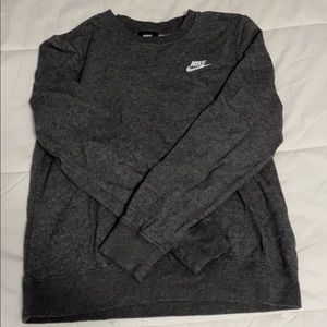 Grey Nike crewneck